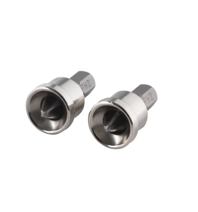 PUNTA SOLID PH 2 DE 25 MM CON TOPE DE PROFUNDIDAD (2 UDS) - WOLFCRAFT